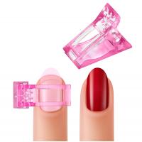  Klips plastikowy do zaciskania- Pink