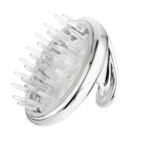 Szczotka do masażu i mycia głowy Silver