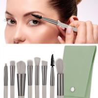  Zestaw 8 pędzelków do makijażu w etui Mint