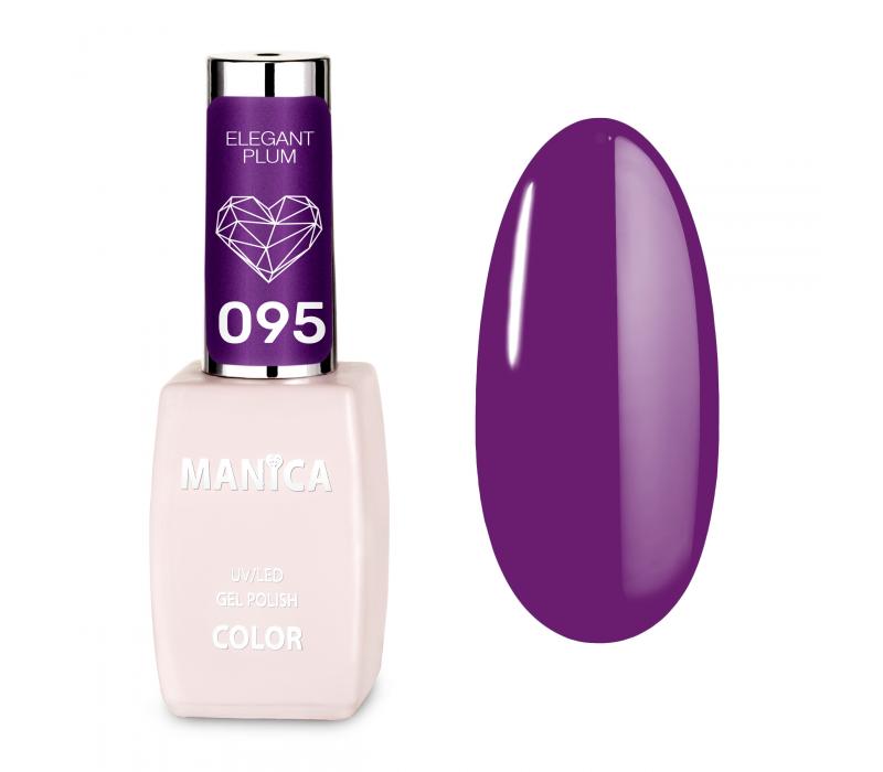 Manica Lakier hybrydowy LED/UV 10ml - Elegant Plum- 095