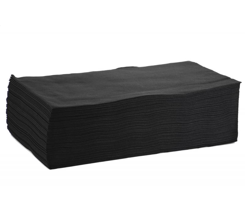 Ręcznik włókninowy czarny 70x40- 50szt.