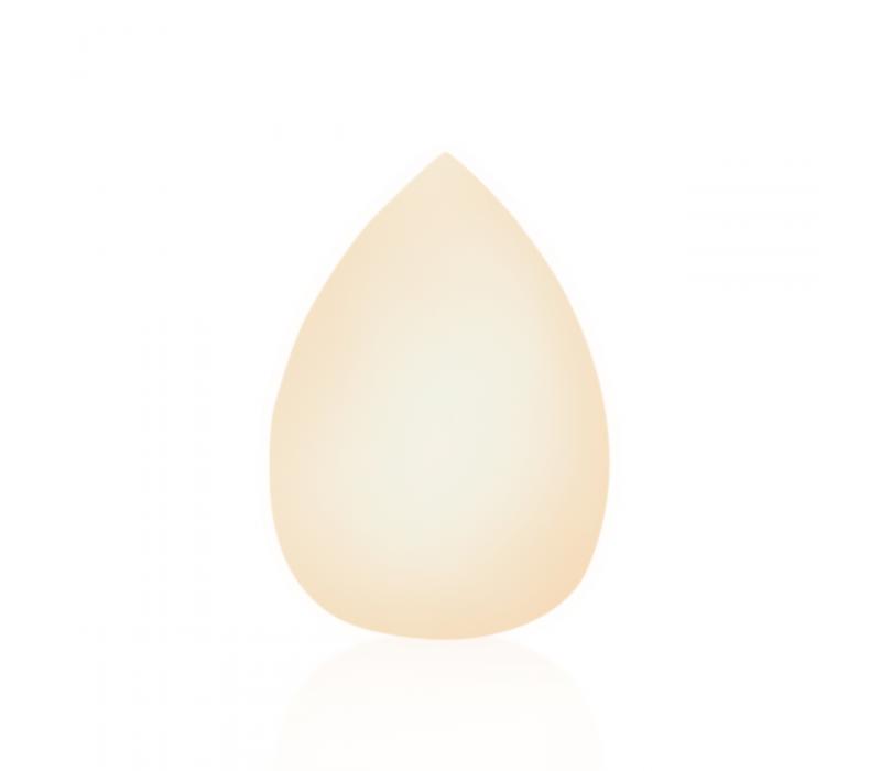 Gąbka do podkładu Łezka beżowa