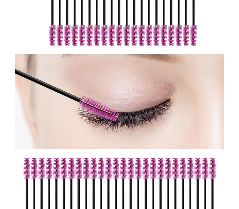 EYENESS Szczoteczka do rzęs Pink&Black 50szt8