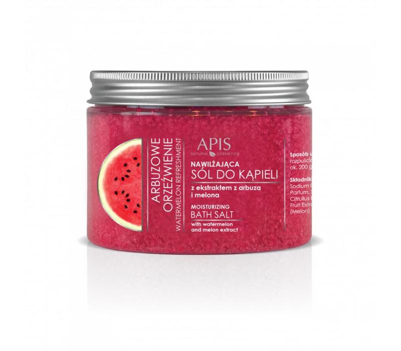 APIS Arbuzowe Orzeźwienie sól do kąpieli nawilżająca 650g