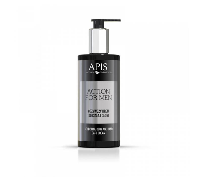 APIS Action for Men Odżywczy krem do ciała i dłoni 300 ml 