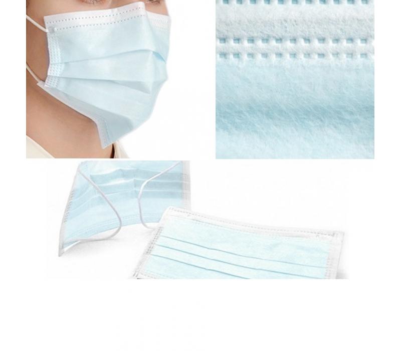  Maseczka higieniczna z włókniny 3 warstwowa 50szt