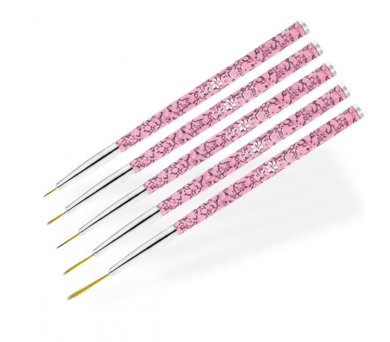  Profico Zestaw 5 pędzelków do zdobień Pink Marble