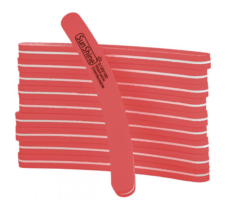 Polerka 120/180 banan czerwona [x10]