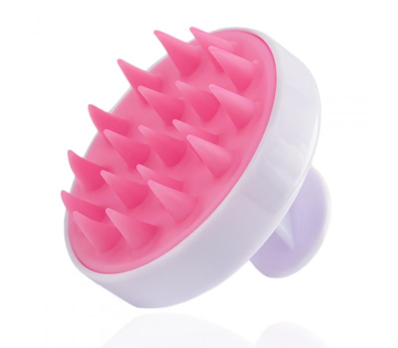 szczotka do peelingu skóry głowy White&Pink