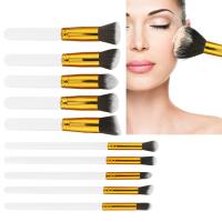 Zestaw 10 pędzelków do makijażu White