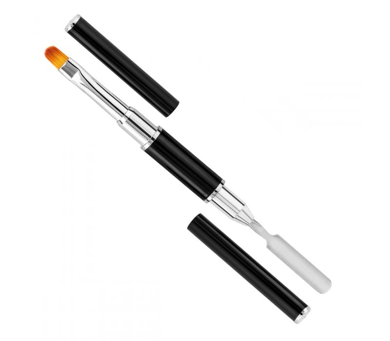 PolyBrush Pędzelek ze szpatułką - półokrągły