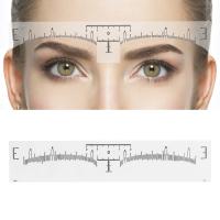 Samoprzylepna jednorazowa miarka do rysowania brwi