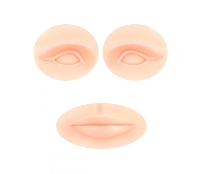 Oczy i usta do nauki makijażu