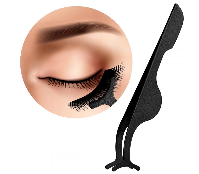  Eyeness Aplikator do sztucznych rzęs Black