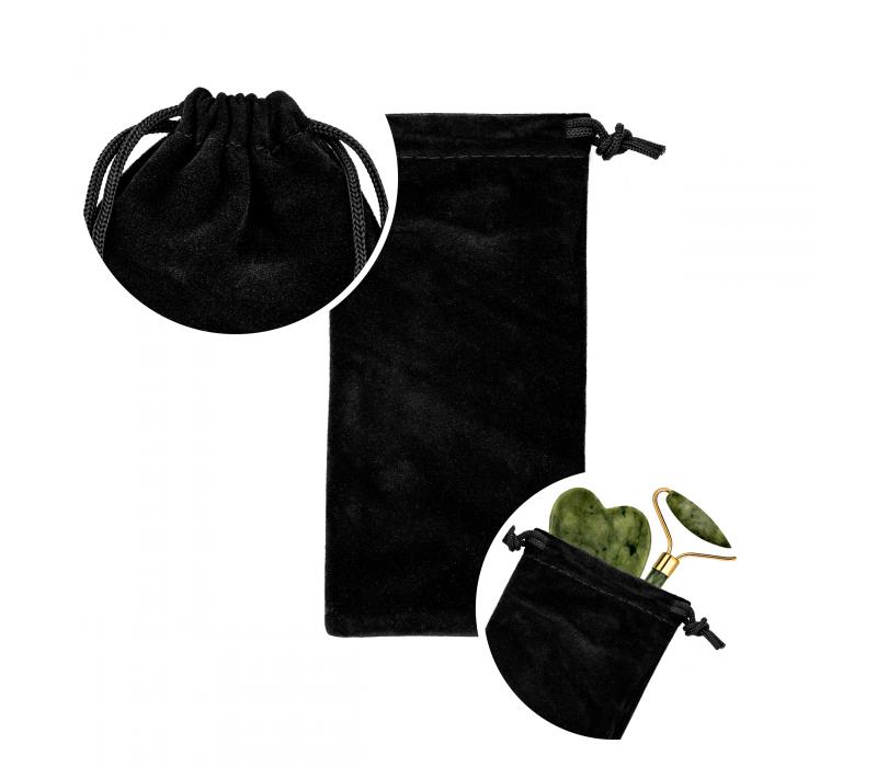 Etui Czarne na roller i kamień GuaSha