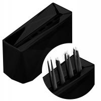 Stojak na pęsety czarny