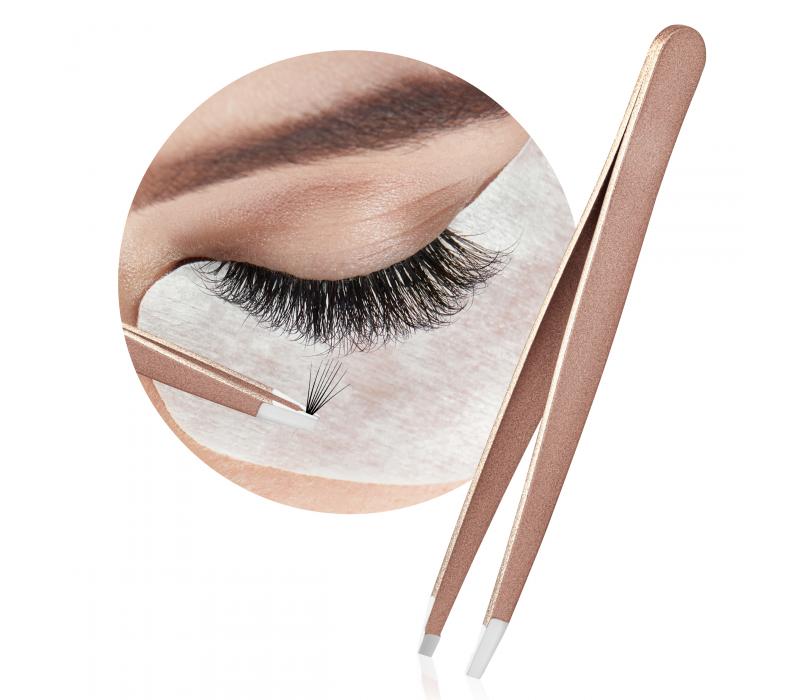 Pęseta do rzęs Gold V.2