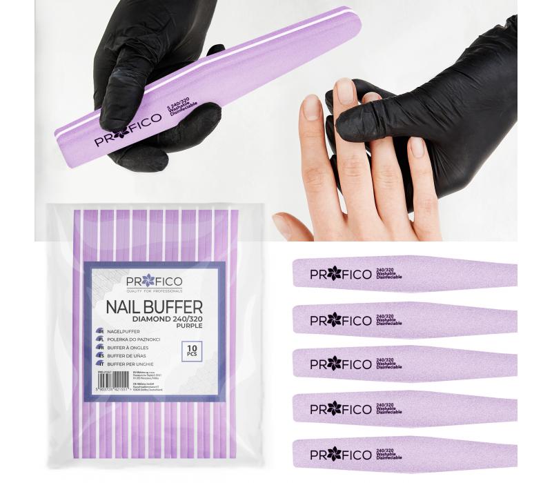Polerka 240/320 trumienka fioletowa [x10]