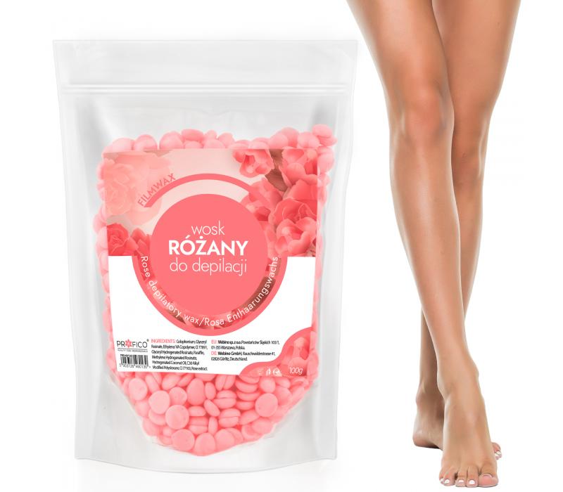 Profico Wosk twardy FilmWax Różany 100g