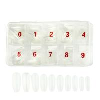 Profico Tipsy do przedłużania paznokci Ballerina Clear Box 500 szt.