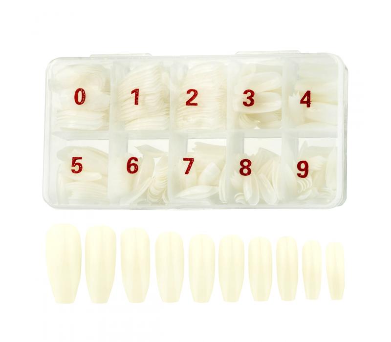 Profico Tipsy do przedłużania paznokci Ballerina Natural Box 500szt    