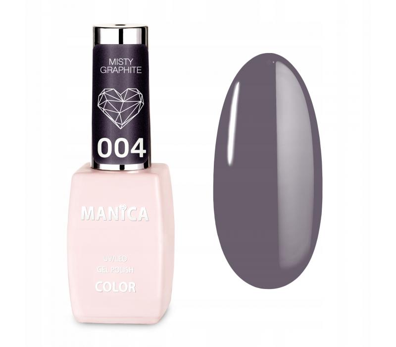 Manica Lakier hybrydowy LED/UV 10ml - Misty Graphite - 004