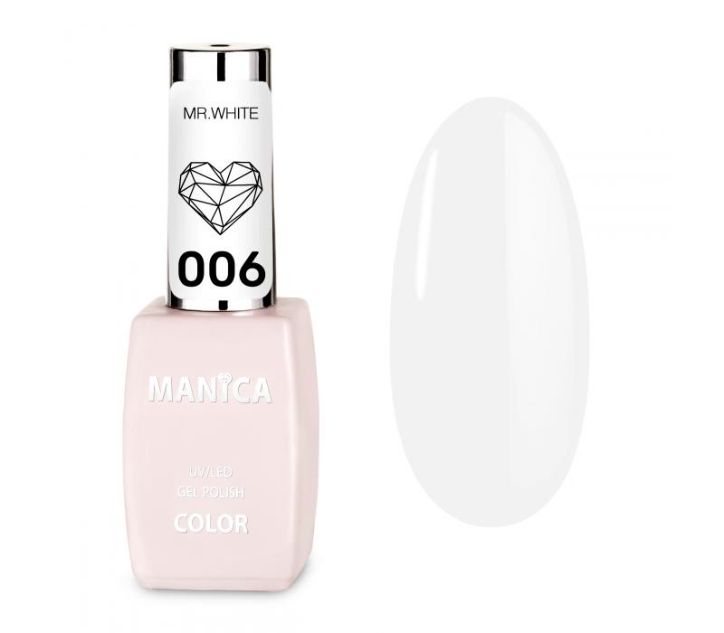 Manica Lakier hybrydowy LED/UV 10ml - Mr. White - 006