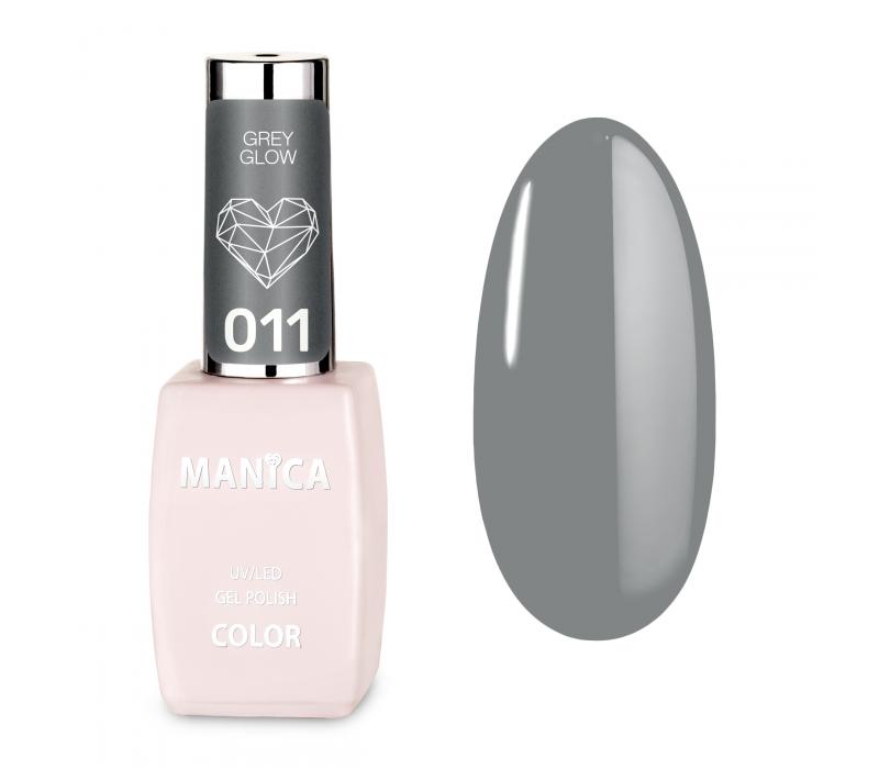 Manica Lakier hybrydowy LED/UV 10ml - Gray Glow - 011