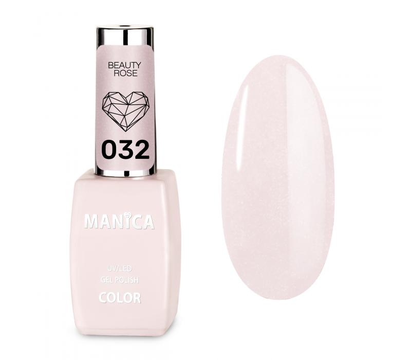 Manica Lakier hybrydowy LED/UV 10ml - Beauty Rose- 032