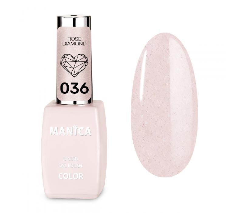 Manica Lakier hybrydowy LED/UV 10ml - Pink Blink - 036