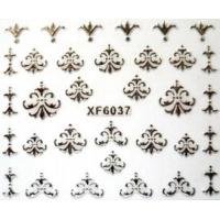 Naklejki złote/srebrne - XF6037 - 10 sztuk