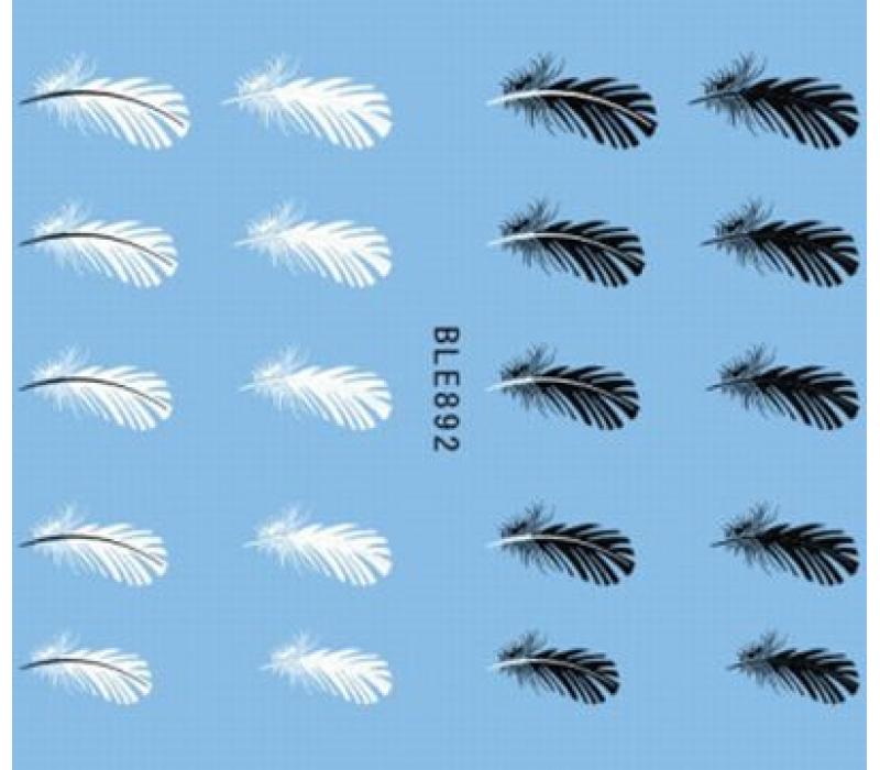 Naklejki wodne - BLE 892 - 10 sztuk 