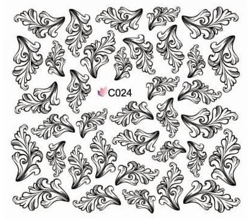 Naklejki wodne - C 024 - 10sztuk