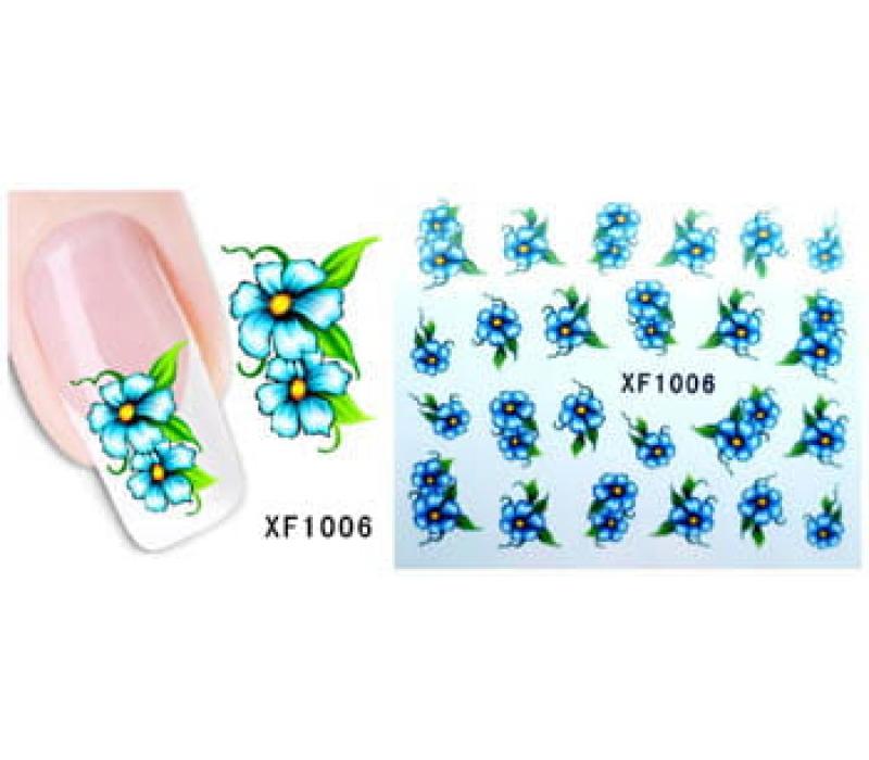 Naklejki wodne - XF1006 - 10 sztuk