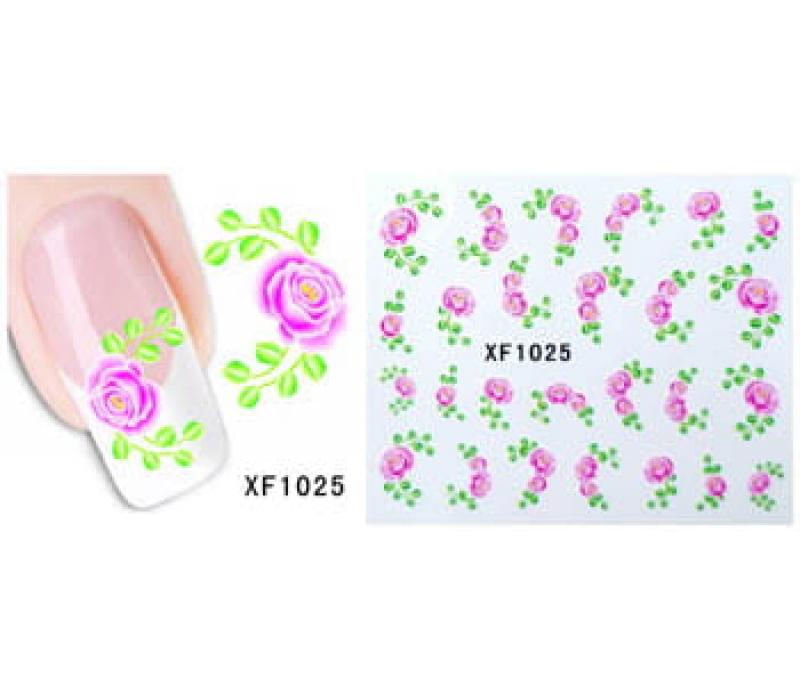 Naklejki wodne - XF1025 - 10 sztuk