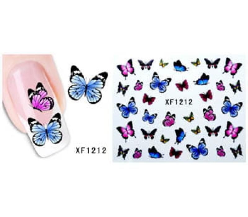 Naklejki wodne - XF1212 10 sztuk 