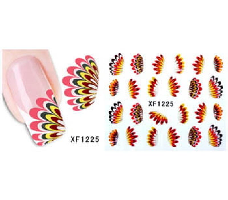 Naklejki wodne - XF1225-10 sztuk