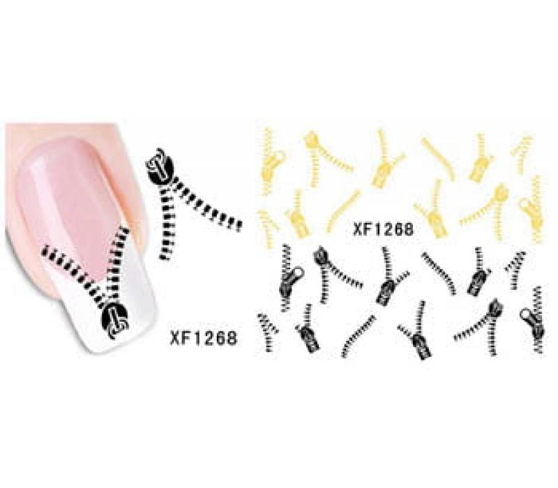 Naklejki wodne - XF1268 - 10 sztuk 