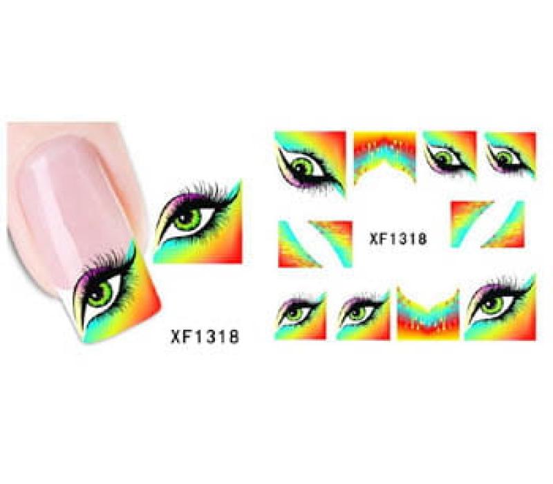 Naklejki wodne - XF1318- 10 sztuk