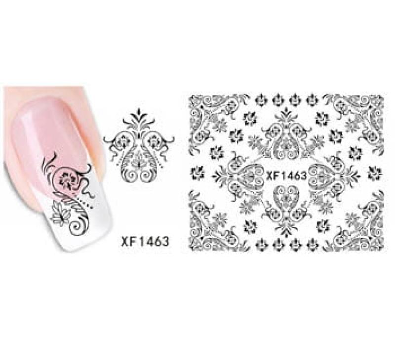 Naklejki wodne - XF1463 - 10 sztuk 