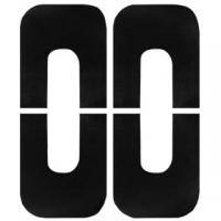 Naklejki ochronne PEEL OFF - czarne