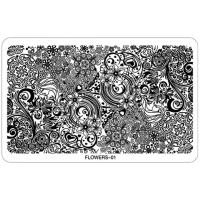 Płytka do zdobień FLOWER - 1