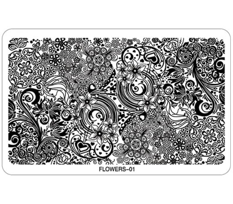 Płytka do zdobień FLOWER - 1