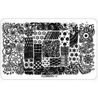 Płytka do zdobień FLOWER - 12