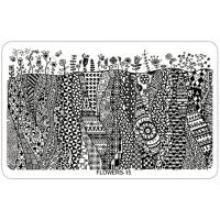 Płytka do zdobień FLOWER - 15