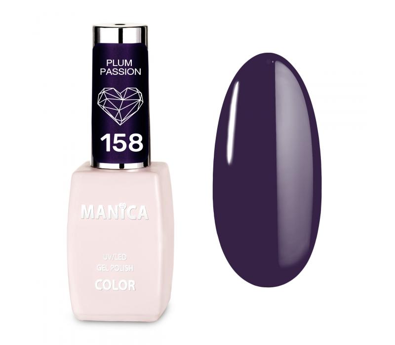 Manica Lakier hybrydowy LED/UV 10ml - Plum Passion - 158