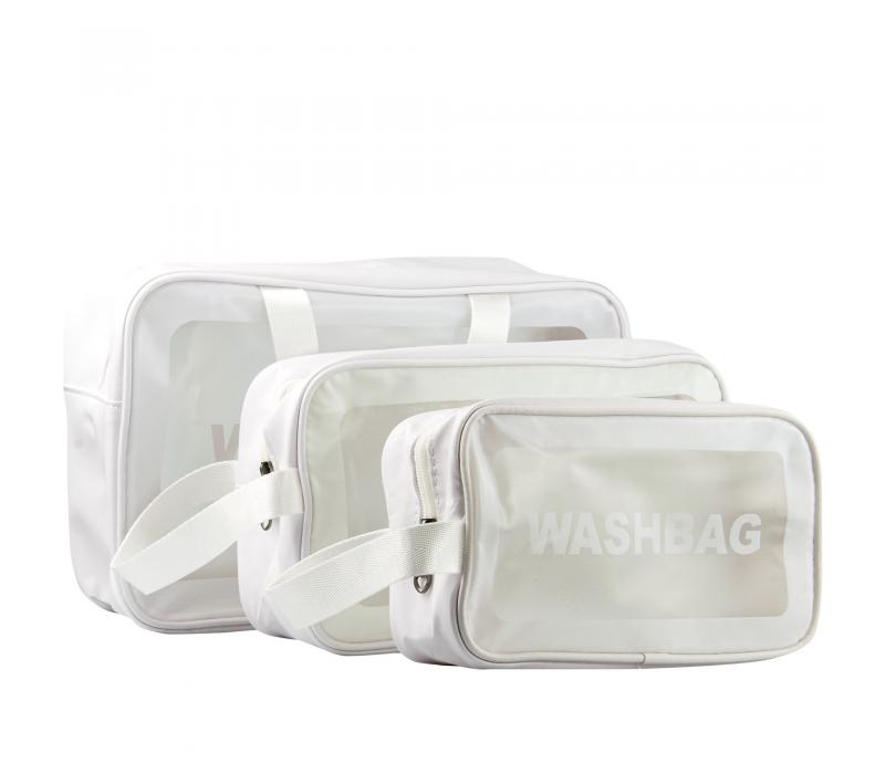 Zestaw 3 kosmetyczek WashBag