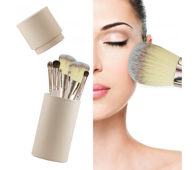 Zestaw 7 pędzelków do makijażu w tubie Cream