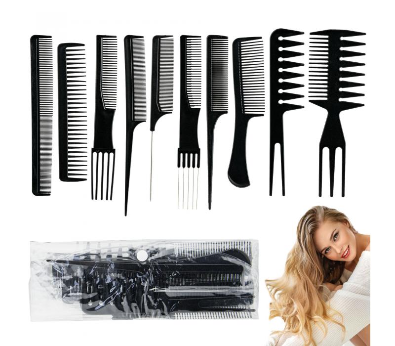 Zestaw grzebieni 10 sztuk