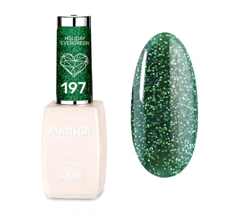  Manica Lakier hybrydowy LED/UV 10ml - Holiday Evergreen - 197